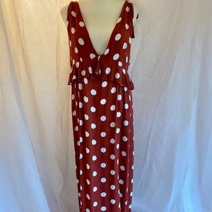 Polka Dot Maxi Dress